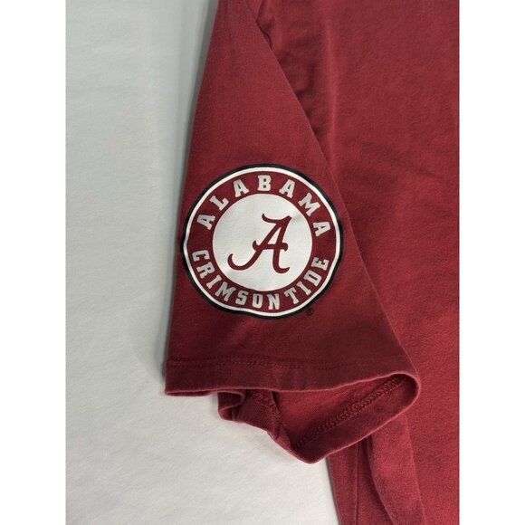 Nike Alabama Crimson Tide NCAA Football Athletic Cut Tee Shirt SMALL - Picture 6 of 7